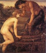 Sir Edward Coley Burne-Jones Pan and Psyche Sweden oil painting reproduction